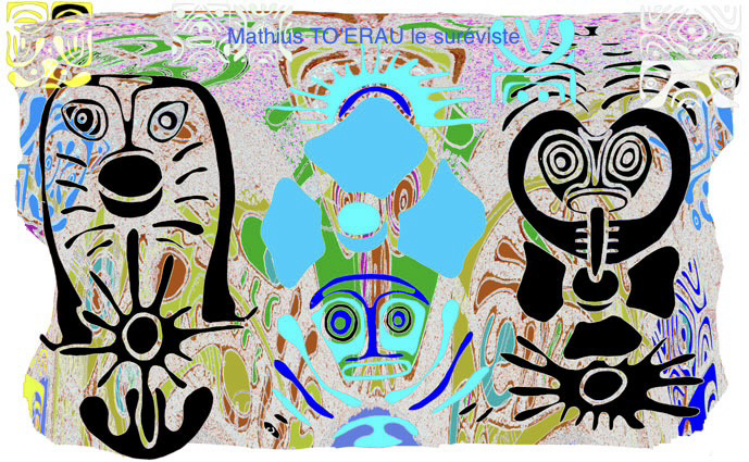 Arto — Tahiti, artographie de Mathius TO’ERAU